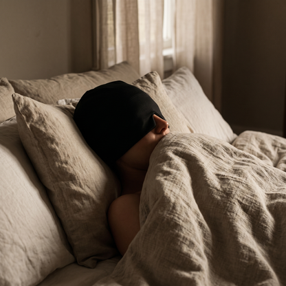 Migraine Relief Hat Mask - Cold Compress Hood