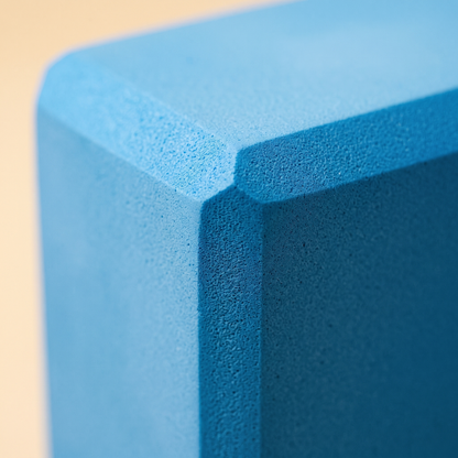 2024 Biguphate Yoga Blocks 9x 6x4 Inch，EVA Foam Yoga Block Supportive Latex-Free Non-Slip Exercise Blocks Yoga Accessories for Pilates Meditation Balance Stretching and Deep Poses (Blue)