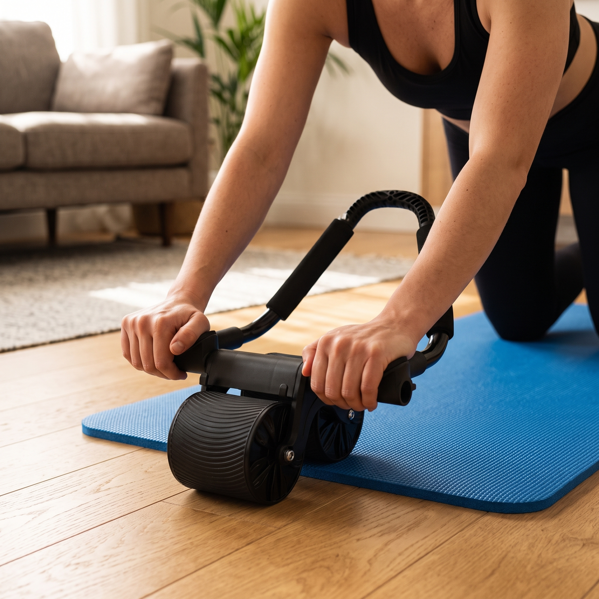 Automatic Rebound Abdominal Wheel